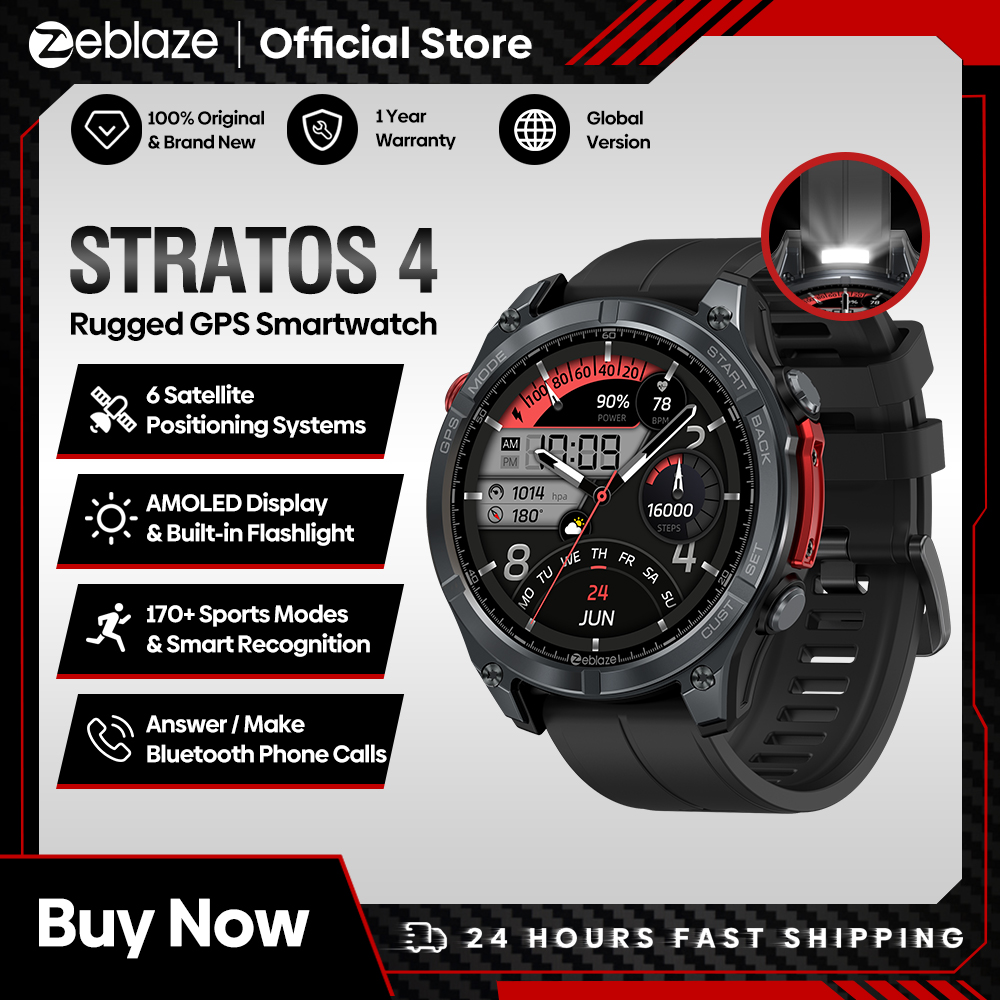 Do Oxygen Meter - NEW Zeblaze Stratos 4 GPS Smart