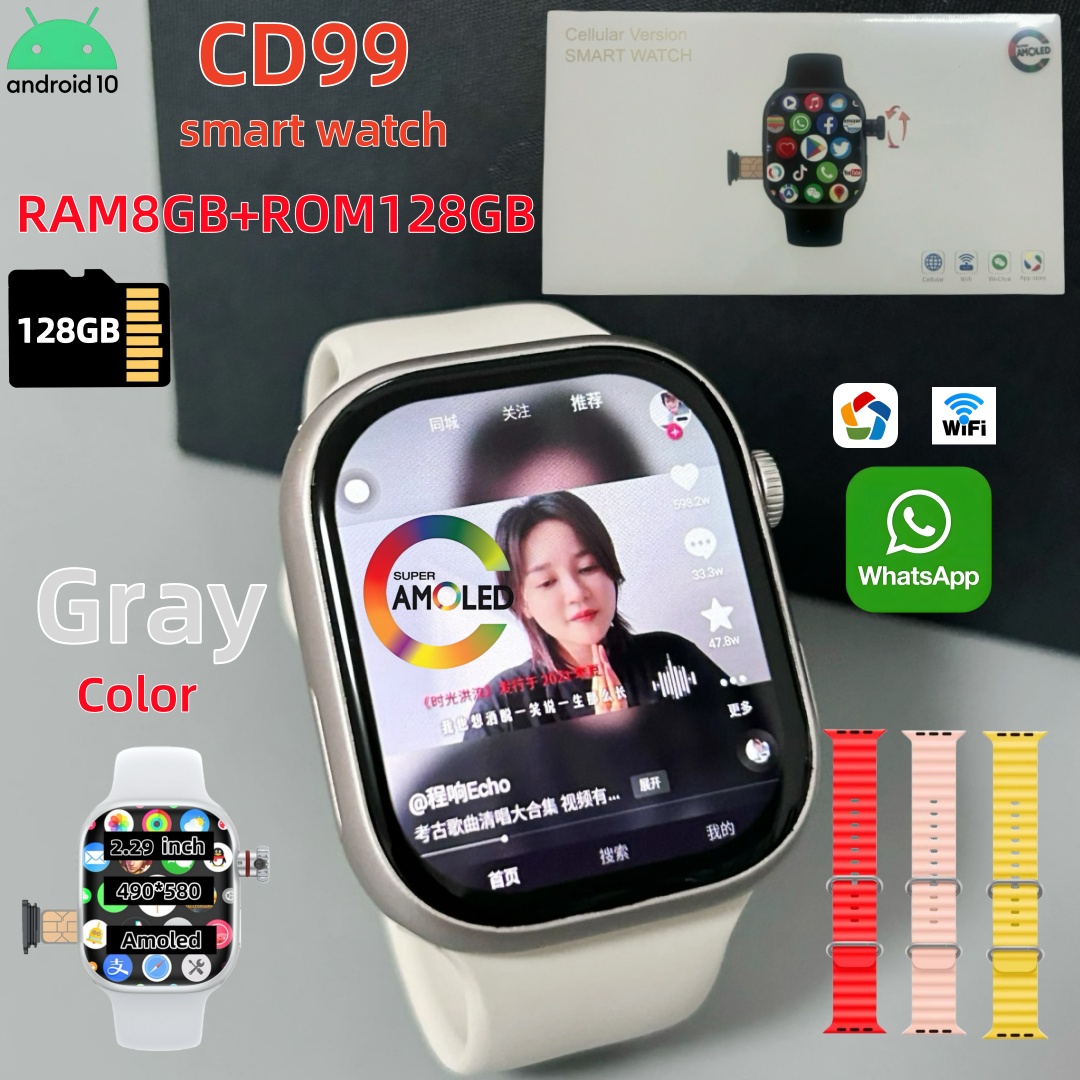Do Oxygen Meter - CD99 Smart Watch 8GB RAM AMOLED