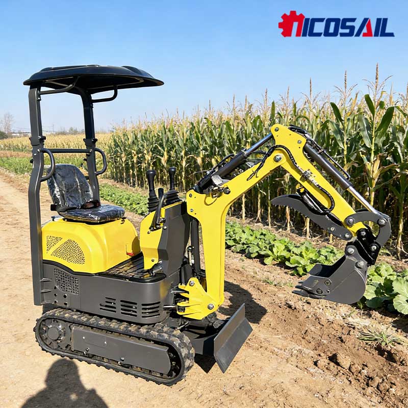 Compact 1t Mini Excavator Mult - Urban Farming In China avis et prix