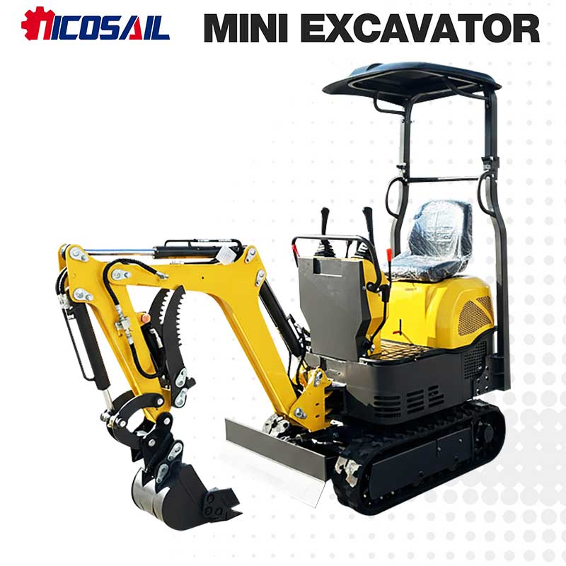 Compact 1t Mini Excavator Mult - Urban Farming In China avis et prix