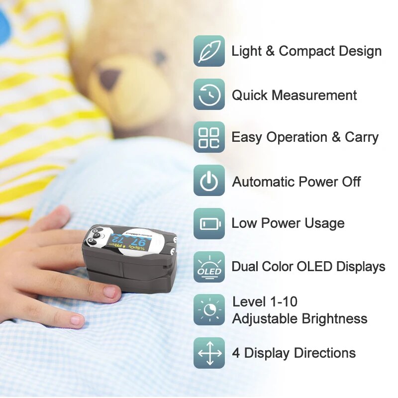 ChoiceMMed Pediatric Finger Pu - Do Oxygen Meter avis et prix