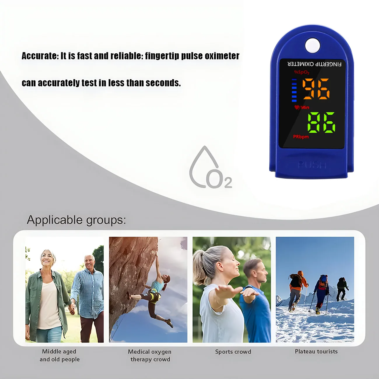 10PCS Finger Pulse Oximeter Sp - Do Oxygen Meter avis et prix