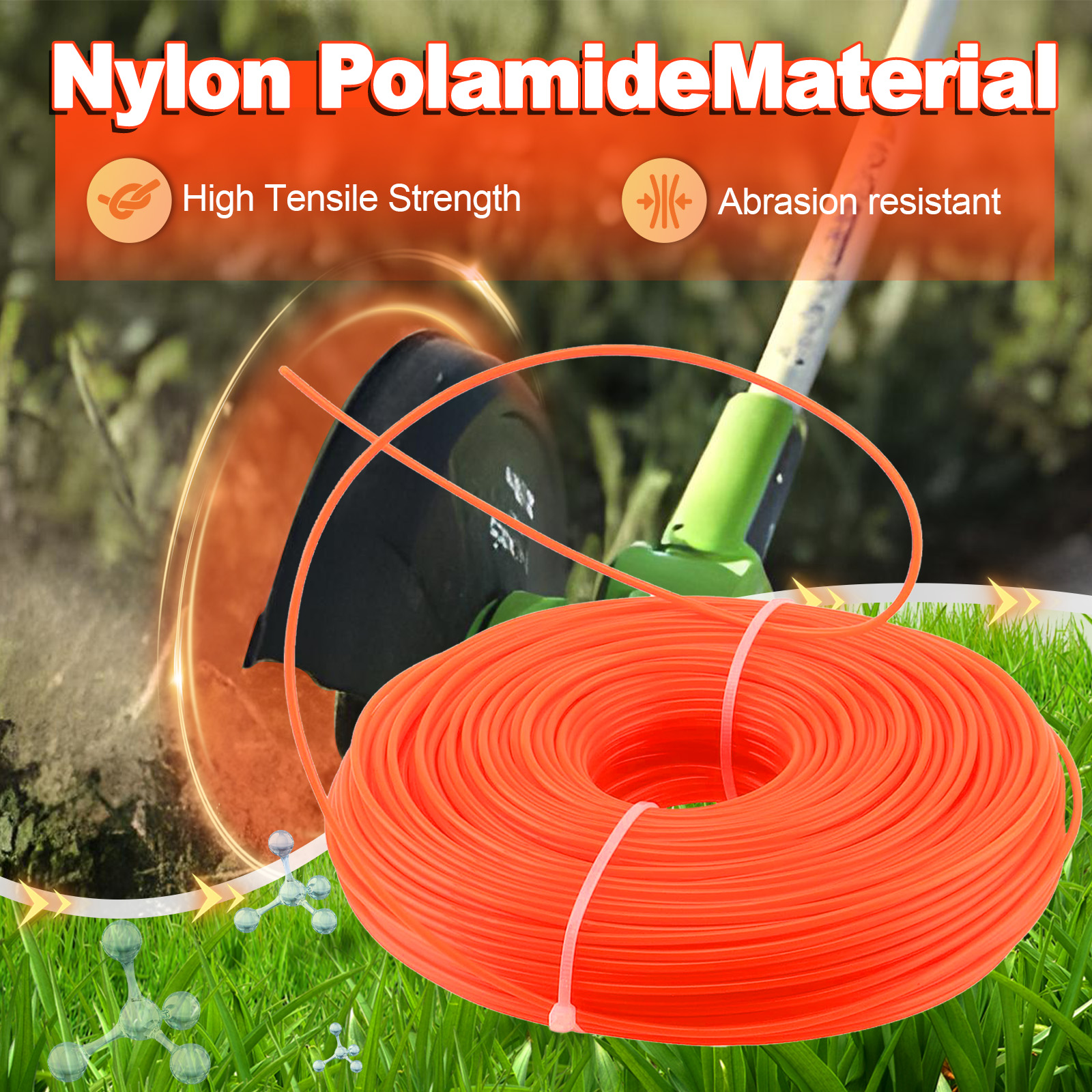1.6mm～3mm*15M Round Nylon Trim - Urban Farming Kit avis et prix