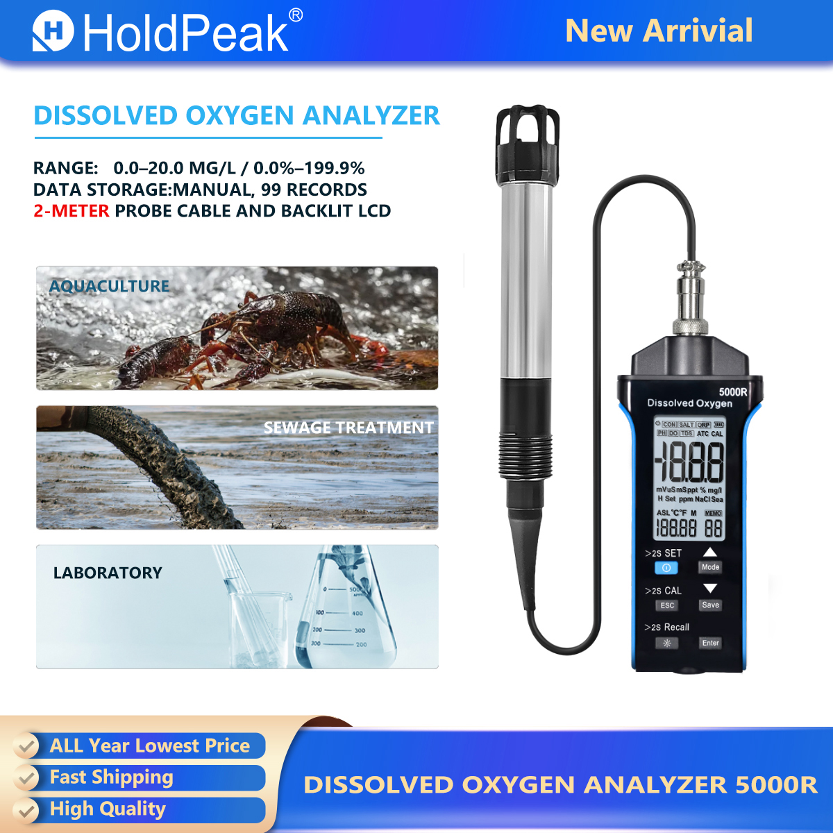 Digital Dissolved Oxygen Meter - Do Oxygen Meter avis et prix
