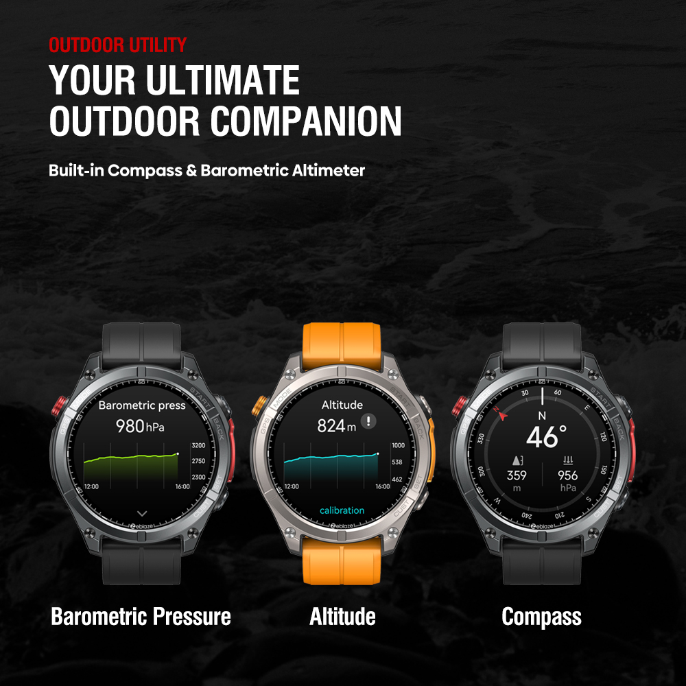 NEW Zeblaze Stratos 4 GPS Smar - Do Oxygen Meter avis et prix