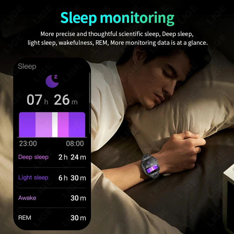 LIGE Outdoor Men's Sports Smar - Do Oxygen Meter avis et prix
